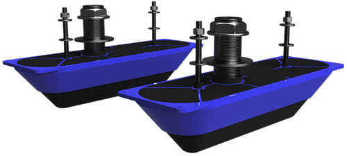 Navico StructureScan 3D&reg; Stainless Steel Thru-Hull Transducer - Pair