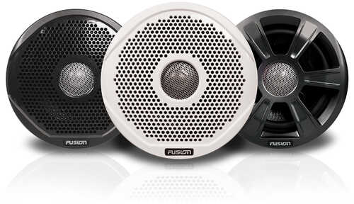 FUSION FR7022 7" Round 2-Way IPX65 Marine Speakers - 260W (Pair) w/3 Grilles Provided