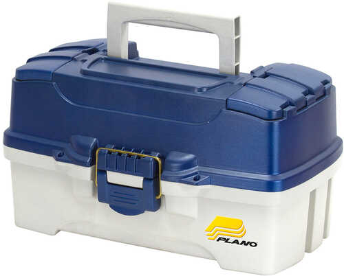 PLANO 2 TRAY TACKLE BOX BLUE/WHITE