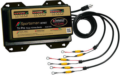 Dual Pro Sportsman Series Battery Charger - 30A - 3-10A-Banks - 12V-36V