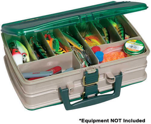 PLANO DBL SIDED SATCHEL SAND/GRN