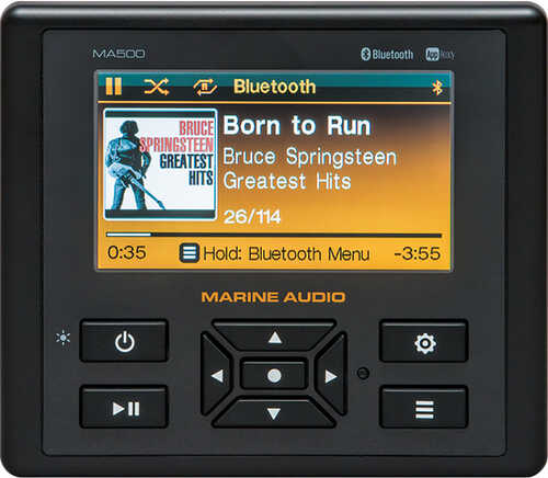 JENSEN Marine Audio MA500 4.3" Color Stereo w/Bluetooth, USB, AUX Inputs &amp; App Control