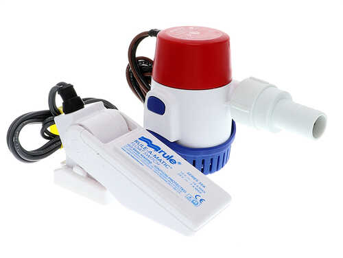 Rule 360 GPH Standard Bilge Pump Kit w/Float Switch - 12V