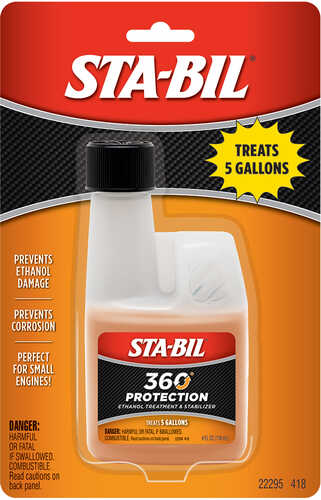 STA-BIL 360 Protection - Small Engine - 4 oz *Case of 6*