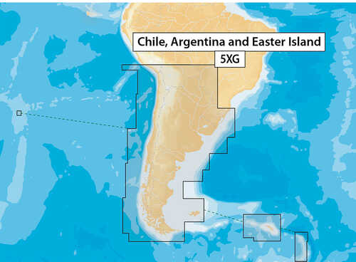 Navionics Navionics+ MSD/NAV+5XG Chile, Argentina &amp; Easter Island - microSD Format