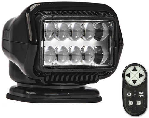 Stryker ST LED Permanent Mount w Wireless Remote Black