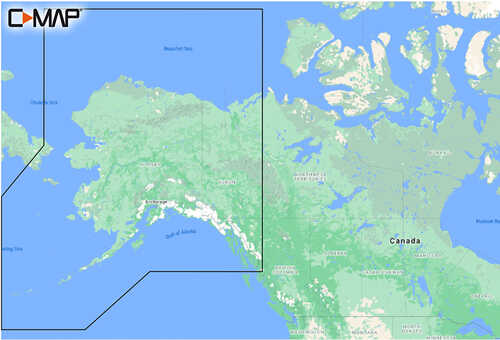 C-MAP M-NA-Y208-MS Alaska REVEAL&trade; Coastal Chart