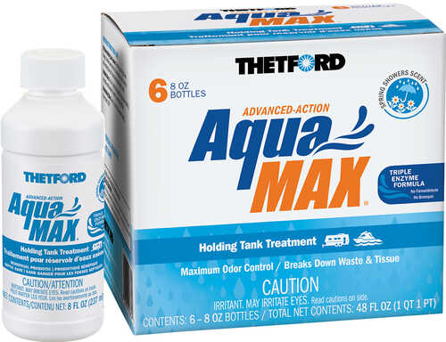 Thetford AquaMax&reg; Holding Tank Treatment - 6-Pack - 8oz Liquid - Spring Shower Scent