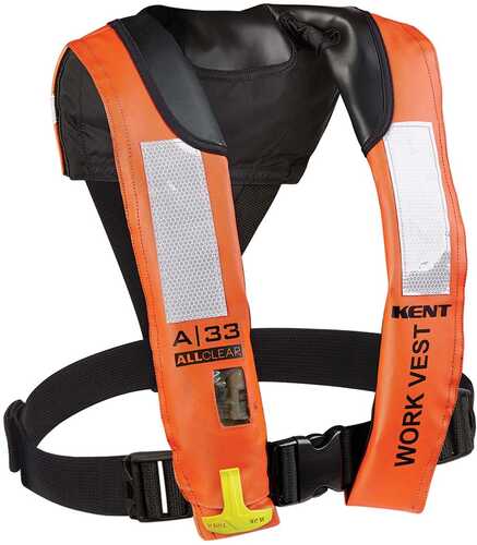 Kent A-33 All Clear Auto Inflatable Work Vest