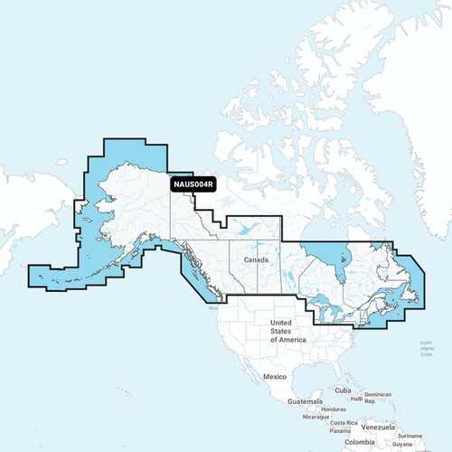 Navionics+ Naus004r Canada &amp; Alaska