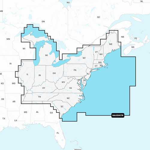 Navionics+ Naus007r U.s. East