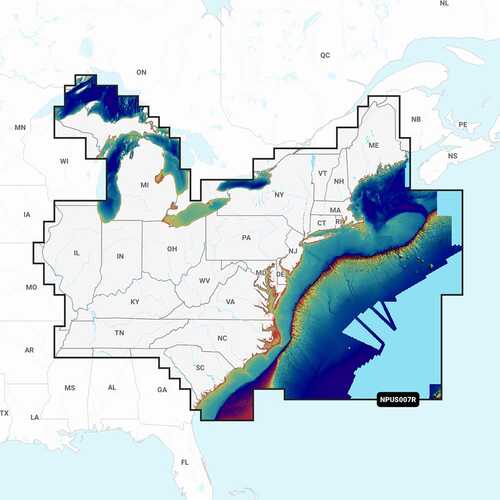 Navionics Platinum+ Npus007r U.s. East