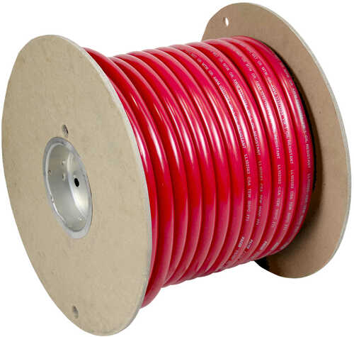 Pacer Red 6 Awg Battery Cable - 100'