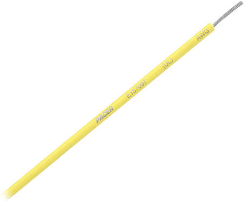 Pacer Yellow 16 Awg Primary Wire - 25'