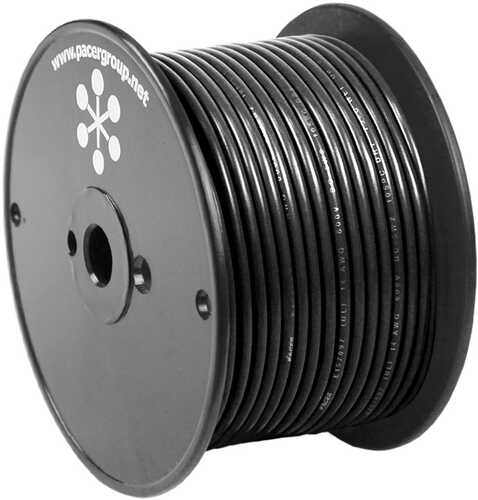 Pacer Black 16 Awg Primary Wire - 100'