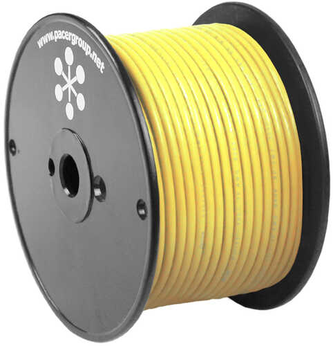 Pacer Yellow 16 Awg Primary Wire - 100'