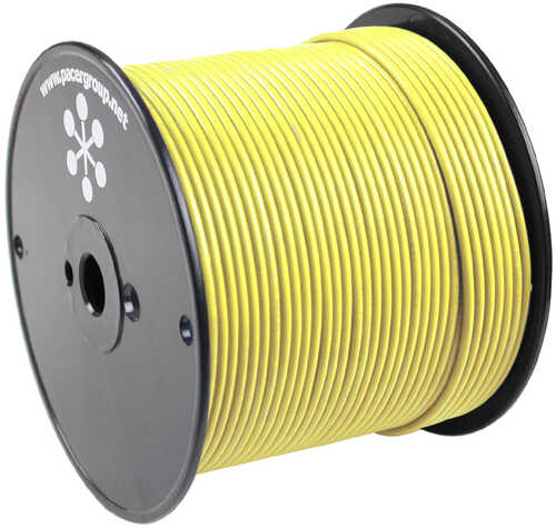 Pacer Yellow 14 Awg Primary Wire - 500'