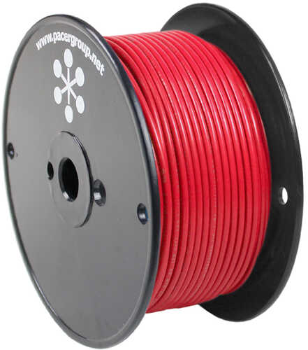 Pacer Red 8 Awg Primary Wire - 250'