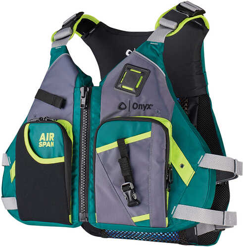 Onyx Airspan Angler Life Jacket - M/l - Green