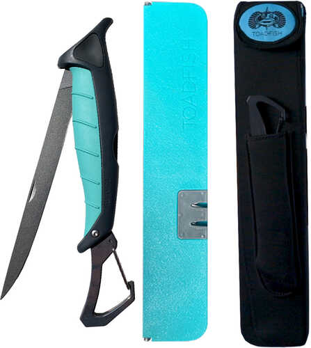 Toadfish Stowaway 7" Fillet Knife w/Folding Cutting Board &amp; Neoprene Case