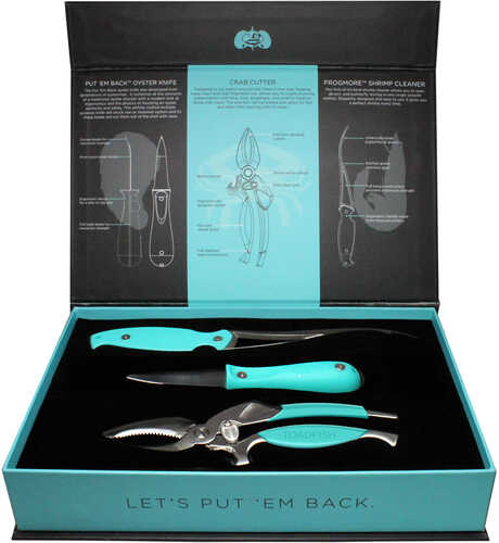 Toadfish Coastal Kitchen Collection - Oyster Knife, Shrimp Cleaner &amp; Crab Cutter