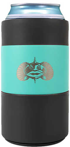 Toadfish Non-Tipping Can Cooler + Adapter - 12oz - Teal