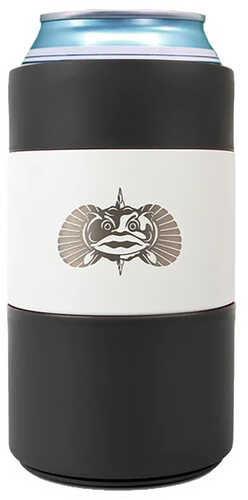 Toadfish Non-tipping Can Cooler + Adapter - 12oz - White
