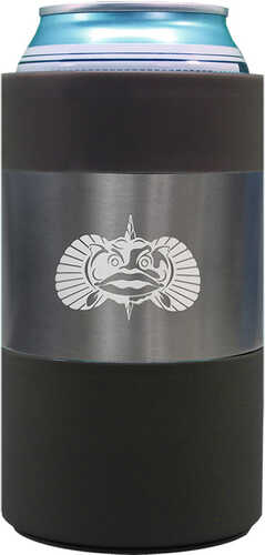 Toadfish Non-Tipping Can Cooler + Adapter - 12oz - Graphite