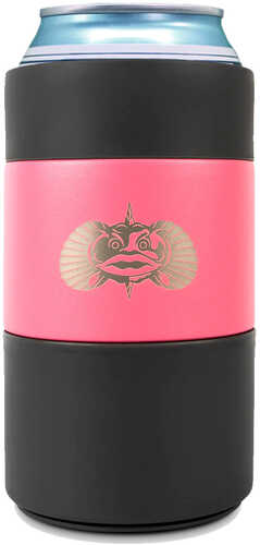 Toadfish Non-Tipping Can Cooler + Adapter - 12oz - Pink
