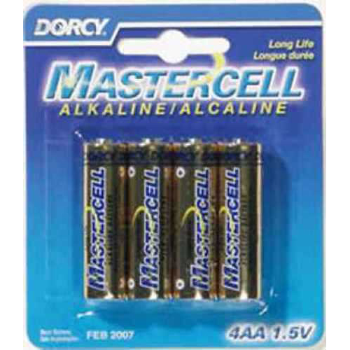 Dorcy Mastercell Batteries AA Alkaline 4/Pack