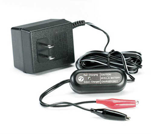 6-Volt AC Charger Easy Clip-On Design To Allow You Re-Charge Any Rechargeable Battery