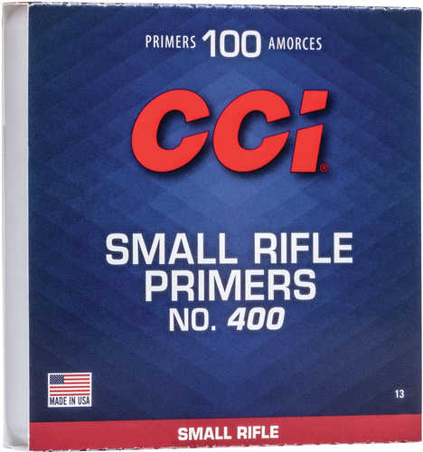 CCI Standard Rifle Primers 400 Small 1000 ct. HAZ Model: 13