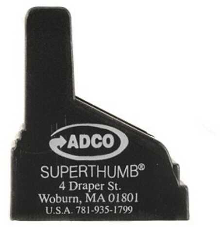 ADCO Super Thumb Mag Loader Black Finish Fits Glock9MMS/ 40 S&W HK USP 45 M&P Springfield XDM STI Double Stack