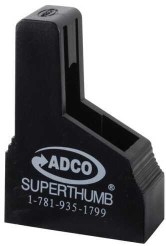 ADCO Super Thumb Mag Loader Black Finish Fits Single Stack 380 ACP Magazines Bersa Thunder beretta 85/Pico Ruger®