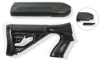Adaptive Tactical Ex Stock & Forend Rem 870 12 Gauge Black