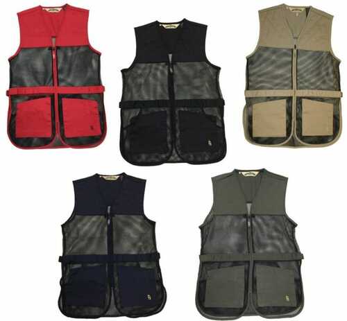 Bob Allen 245m Dual Pad Shotgunner Vest Kh 2x