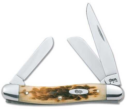 Case Amber Bone Knife Medium Stockman