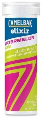 CamelBak Electrolyte Elixir, Watermelon Kiwi, 12 Tablets Per Tube