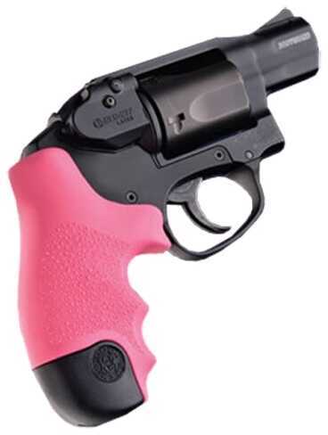 Hogue 60027 Tamer S&W Centennial w/Round Butt/Bodyguard w/Polymer Body Rubber Pink