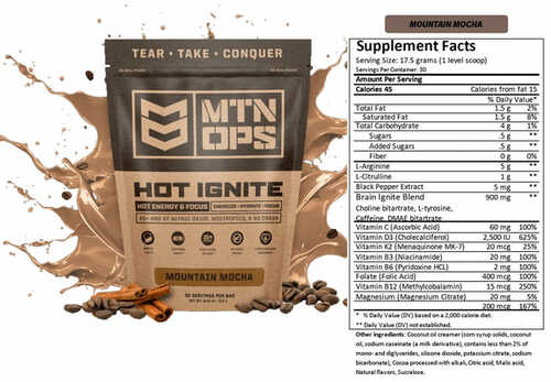 Mtn Ops Hot Ignite Mountain Mocha Scoop