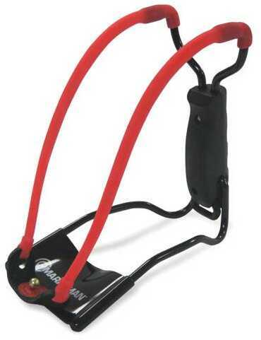 Marksman 3055 Laserhawk II Talon Grip Slingshot Black/Red