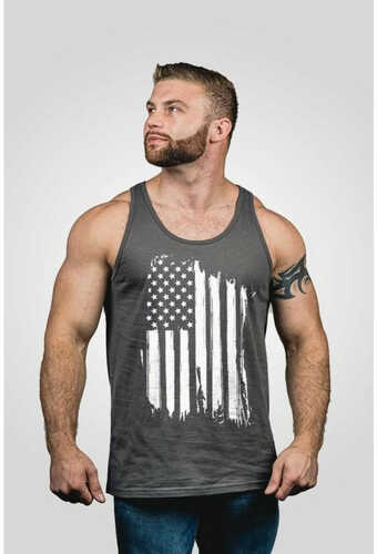 Nine Line Apparel America Jersey Tank Asphalt Small