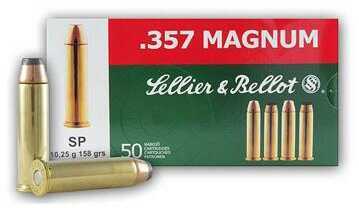 357 Mag 158 Grain Soft Point 50 Rounds Sellior & Bellot Ammunition 357 Magnum