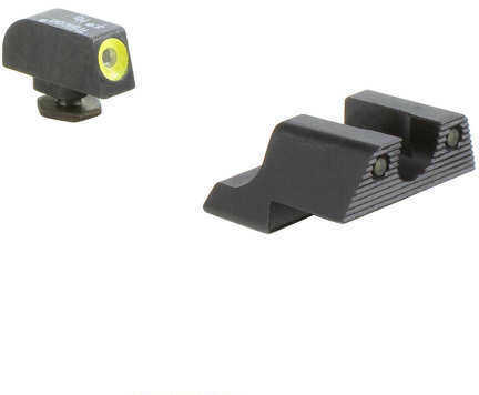 Trijicon 600784 HD Night Sights Fits Glock 42/43 Tritium Green w/Yellow Outline Front Rear
