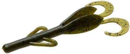 Zoom Lures Baby Brush Hog Green Pumpkin Blue, 12 Pack Md: 042-239