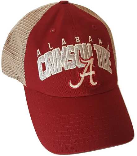 National Cap & Sportswear Falcon Tan Mesh Back Alabama