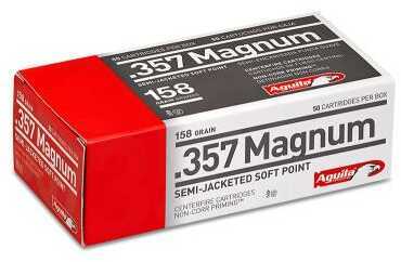 357 Mag 158 Grain Soft Point 50 Rounds Aguila Ammunition 357 Magnum