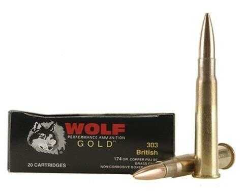303 British 174 Grain Full Metal Jacket 20 Rounds Wolf Ammunition