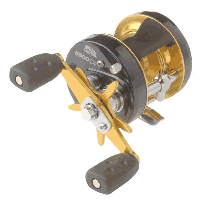 Abu Garcia Ambassadeur C4 4600C4 Baitcast Round Reel 4 Ball-Bearing Gear Ratio 6.3:1 Capacity 10/170