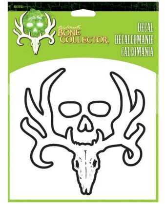 Bone Collector Logo Decal White